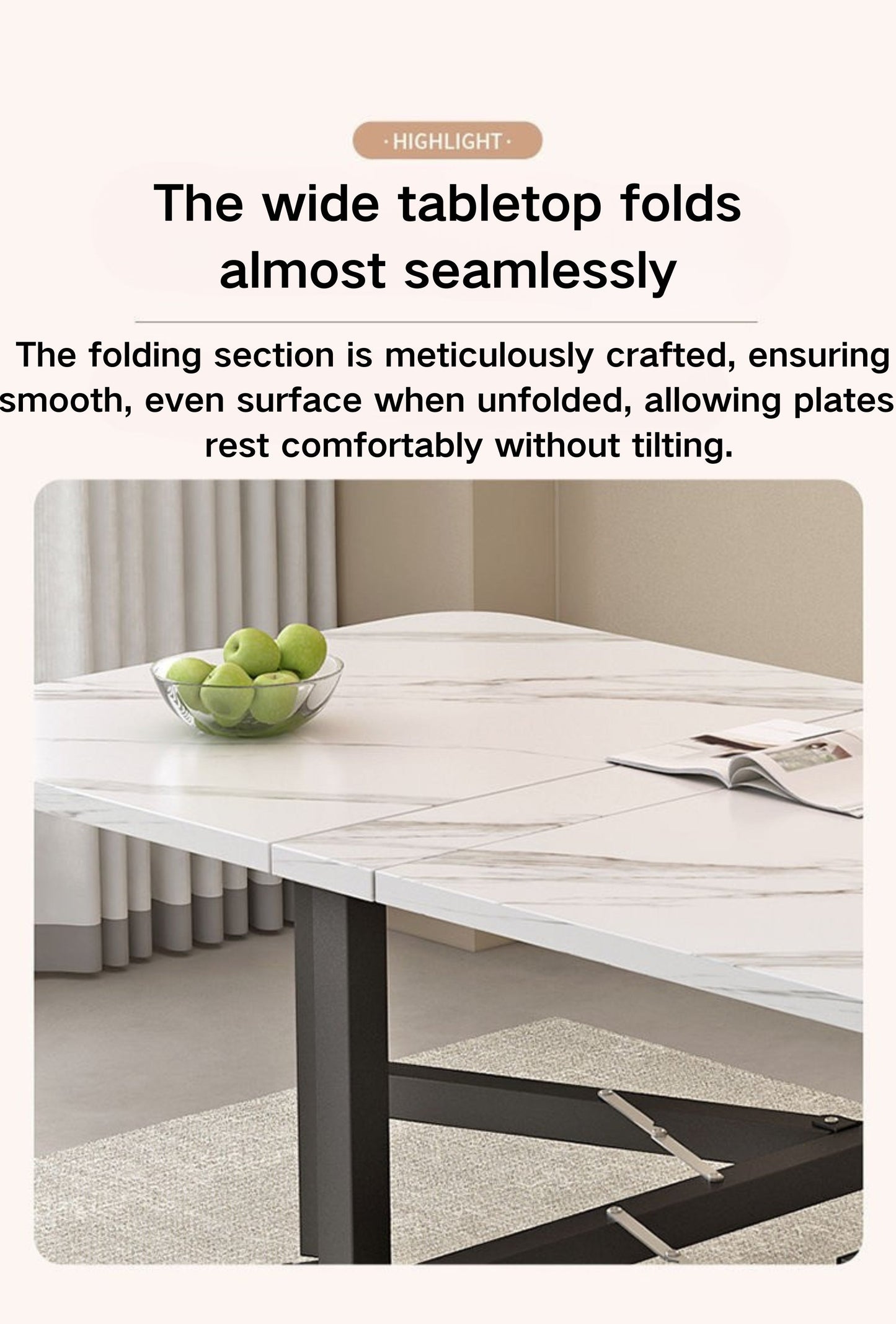 Multifunctional small apartment folding table