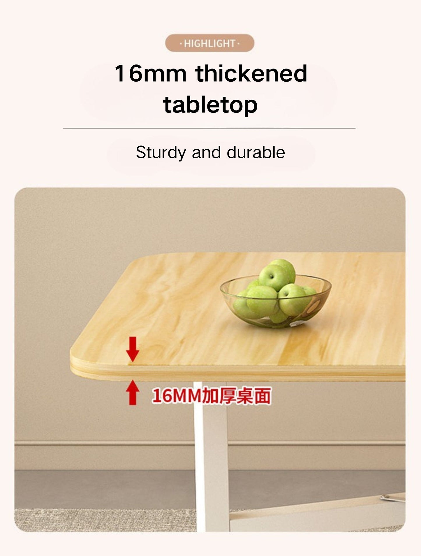 Multifunctional small apartment folding table