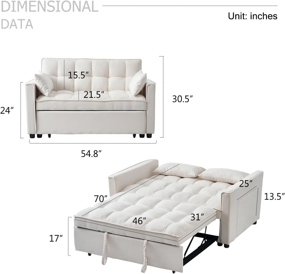 3 in 1 Sleeper Sofa