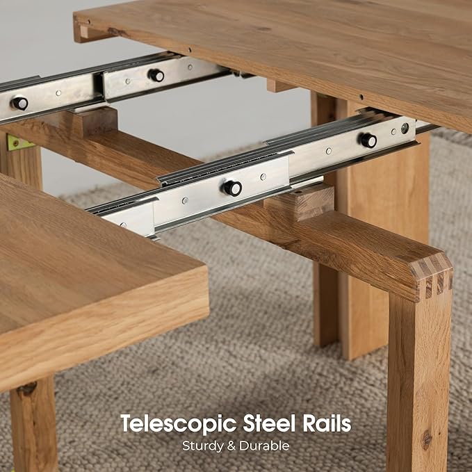 Transformer Table Extendable Dining Table Set for 2 to 12
