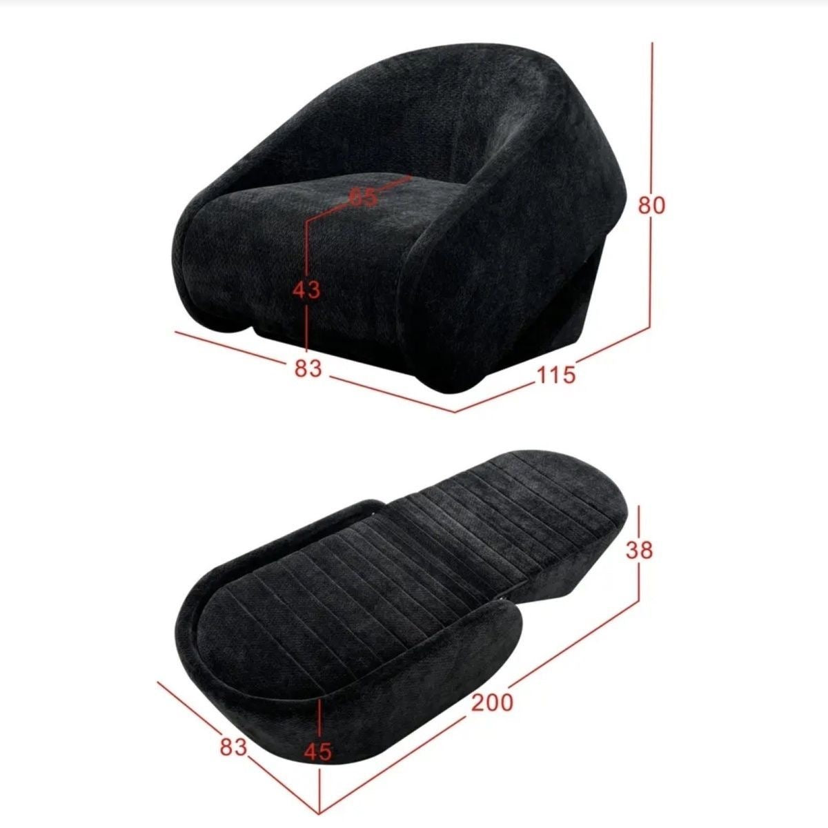 Space-Saving Folding Sofa Bed