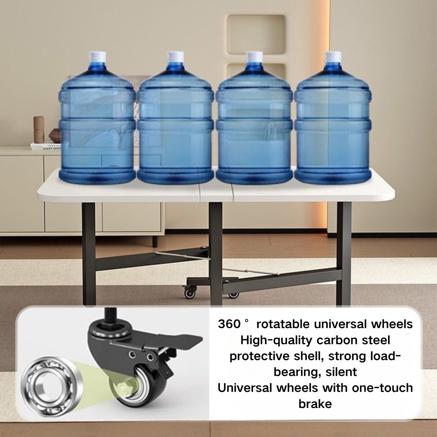 Multifunctional small apartment folding table
